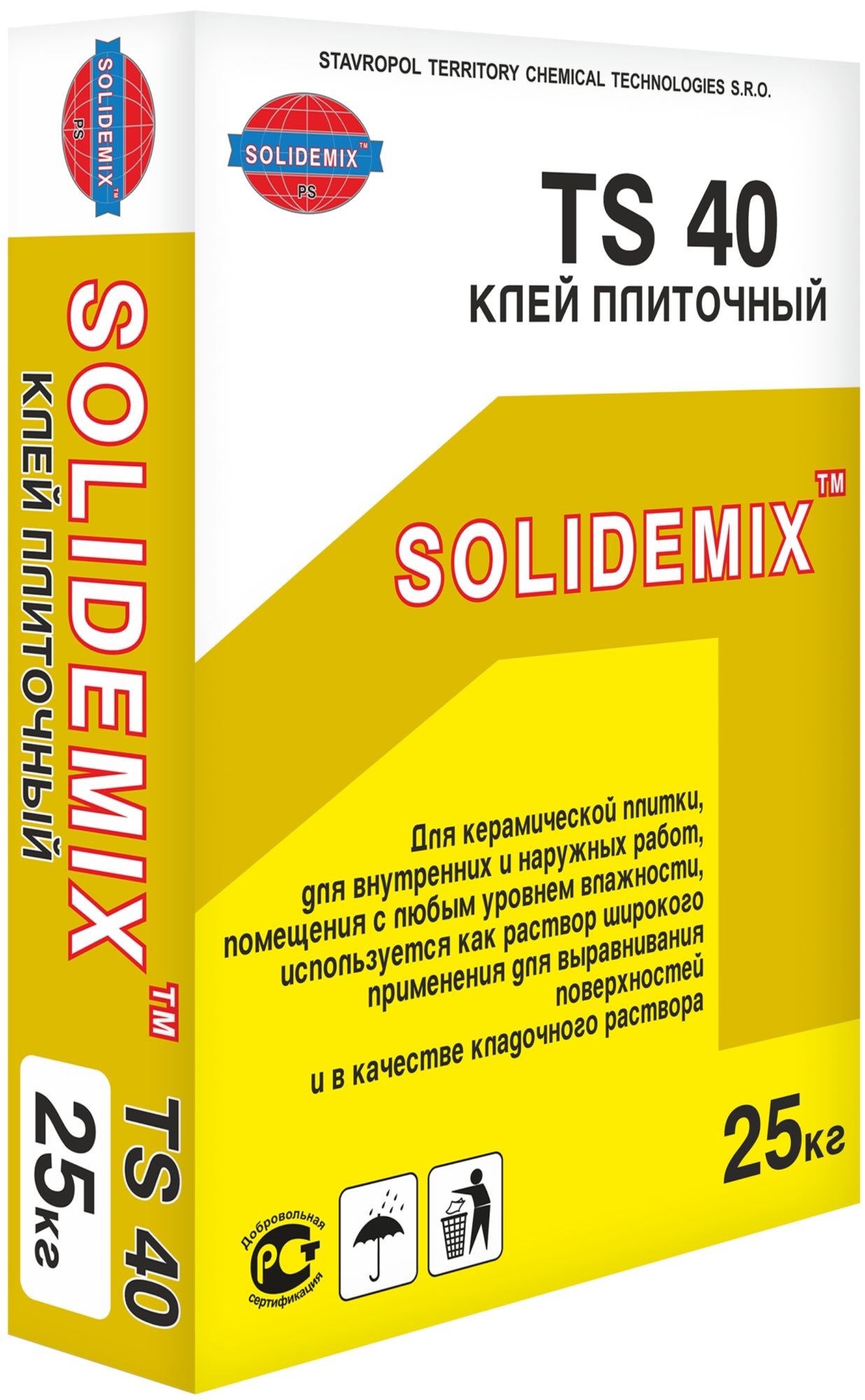 Купить Клей плиточный TS 40 от SOLIDEMIX