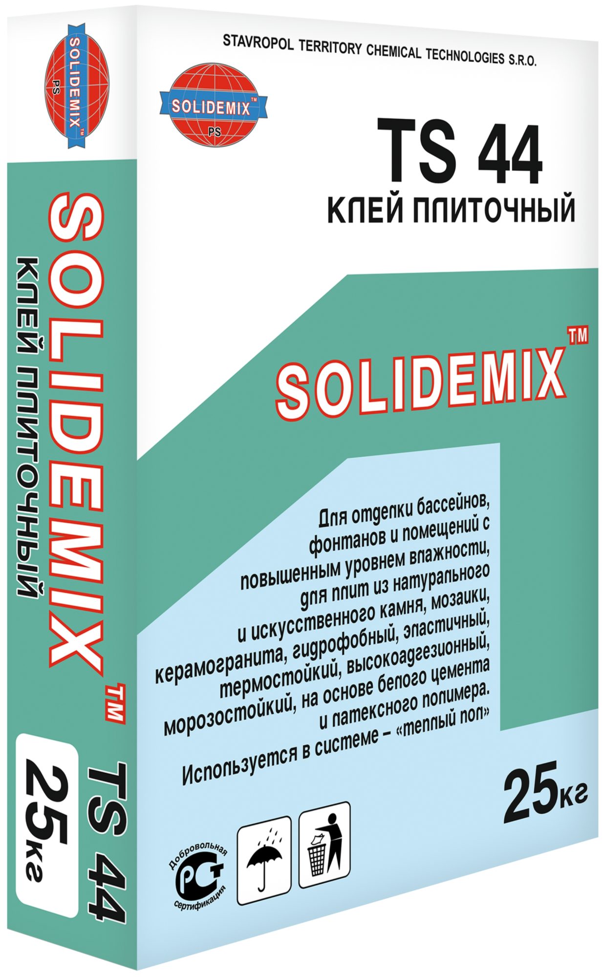 Купить Клей плиточный TS 44 от SOLIDEMIX