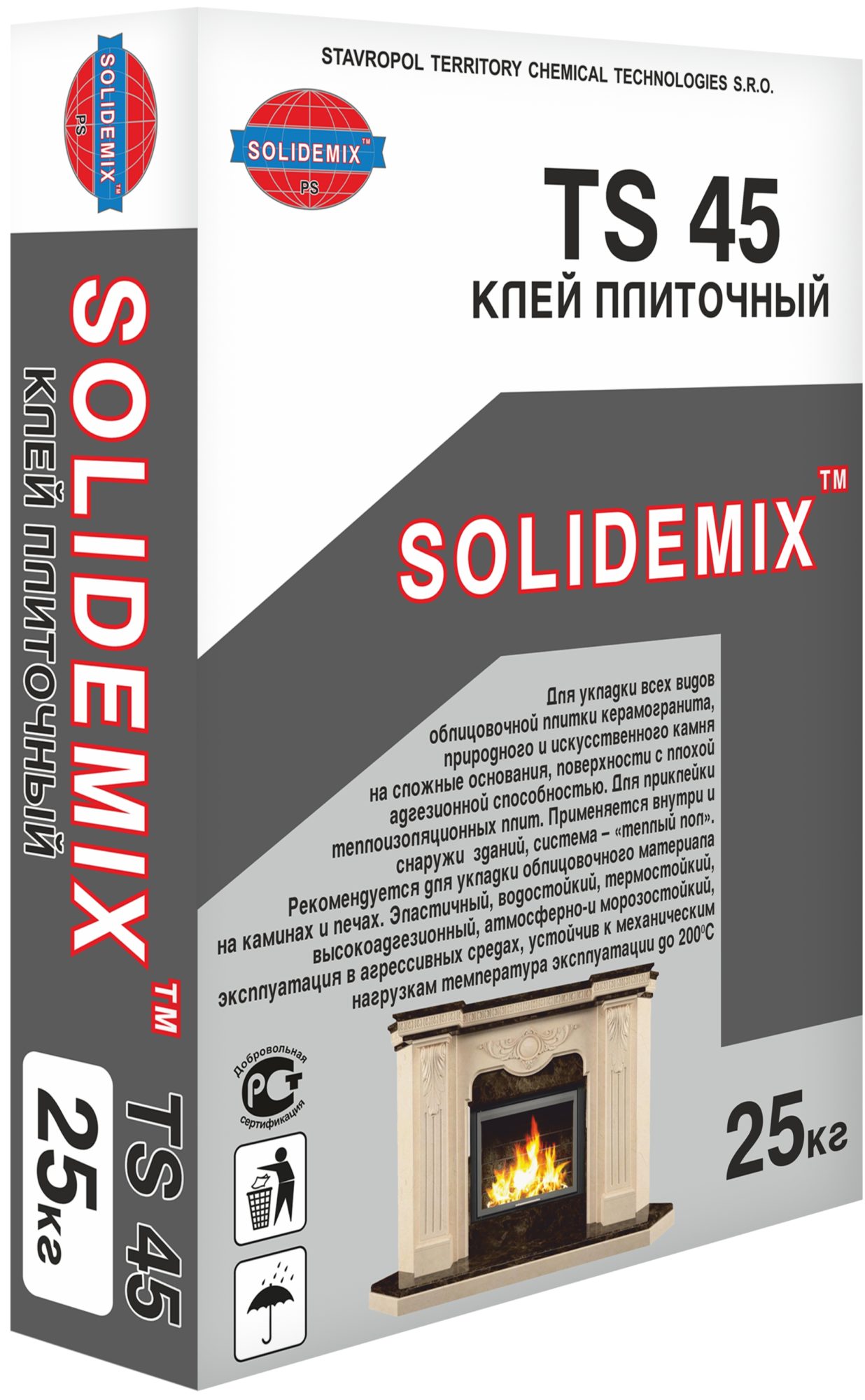 Купить Клей плиточный TS 45 от SOLIDEMIX