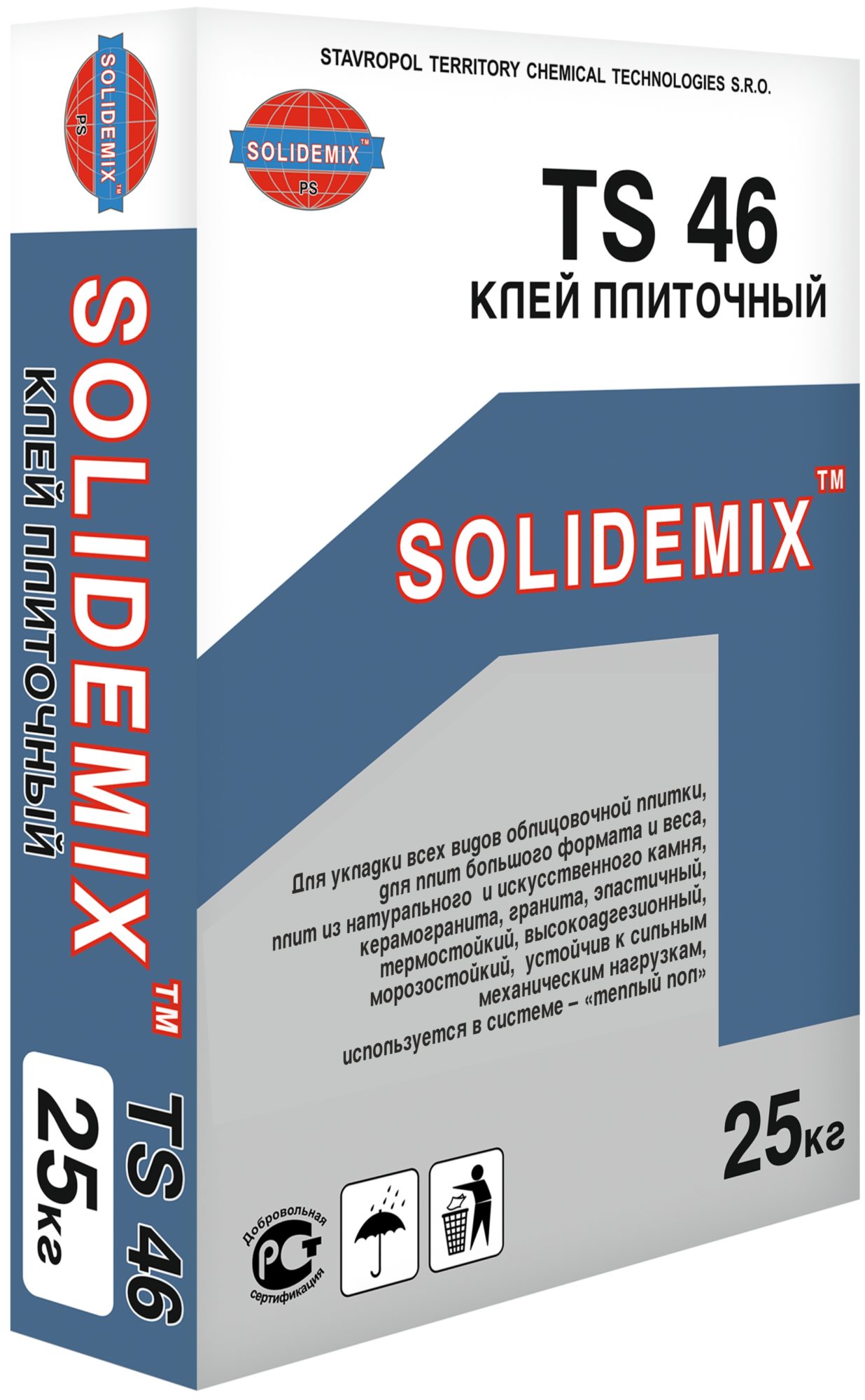 Купить Клей плиточный TS 46 от SOLIDEMIX